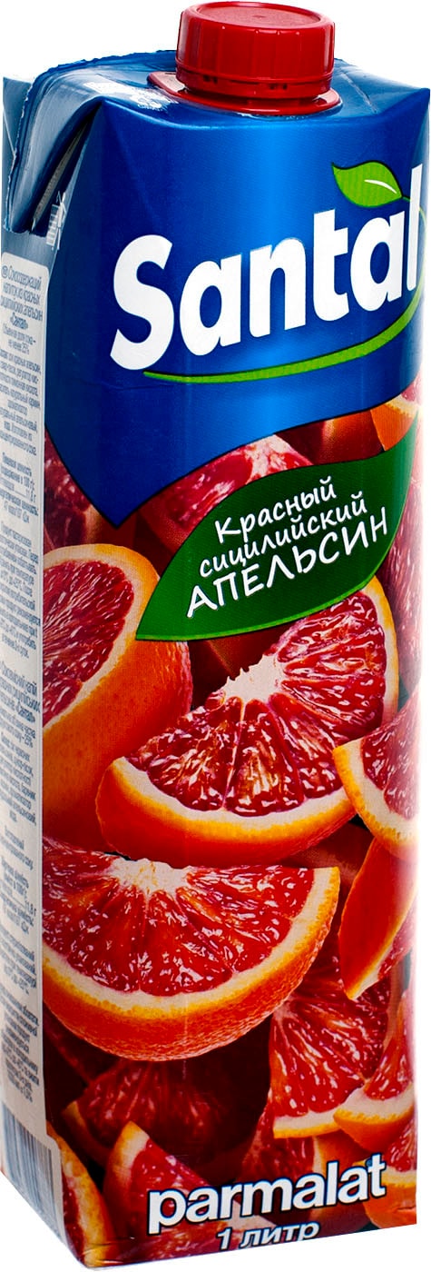 Изображение товара Напиток Santal Красный сицилийский апельсин 1л