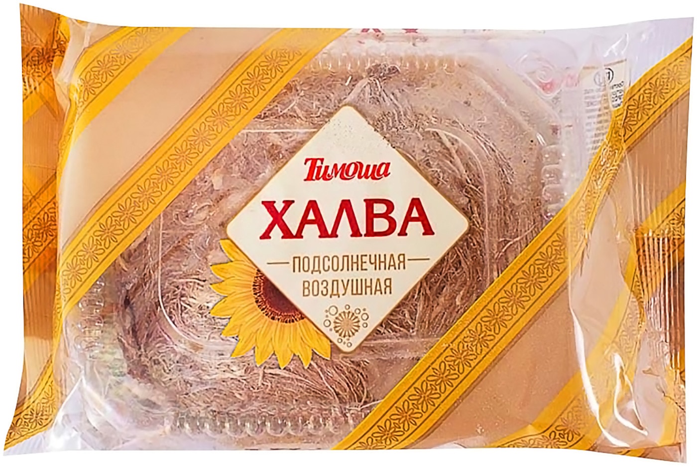 Изображение товара Халва Тимоша подсолнечная воздушная 200г