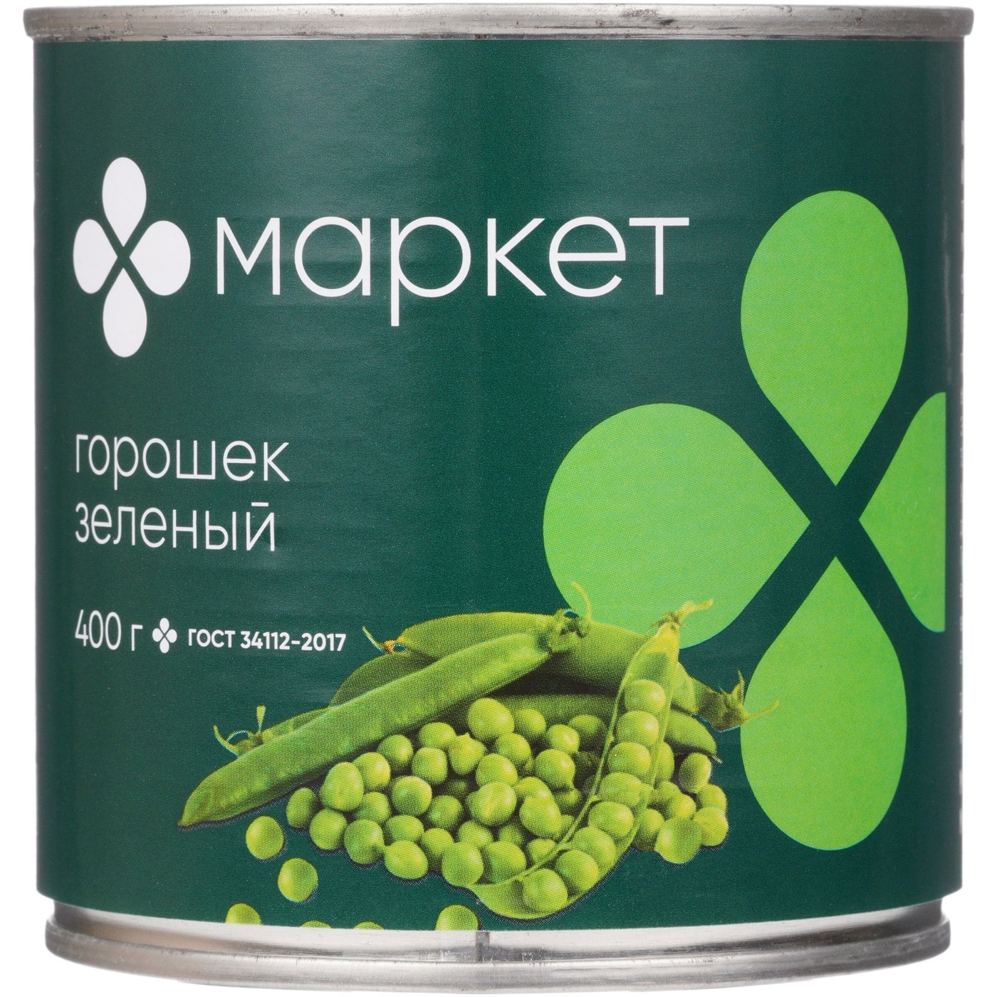 Изображение товара Горошек Маркет зеленый 400г