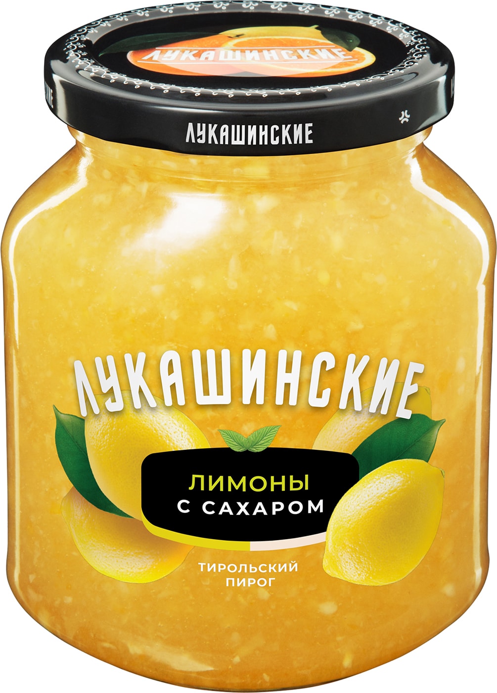 Изображение товара Лимон с сахаром Лукашинские дробленный 450г
