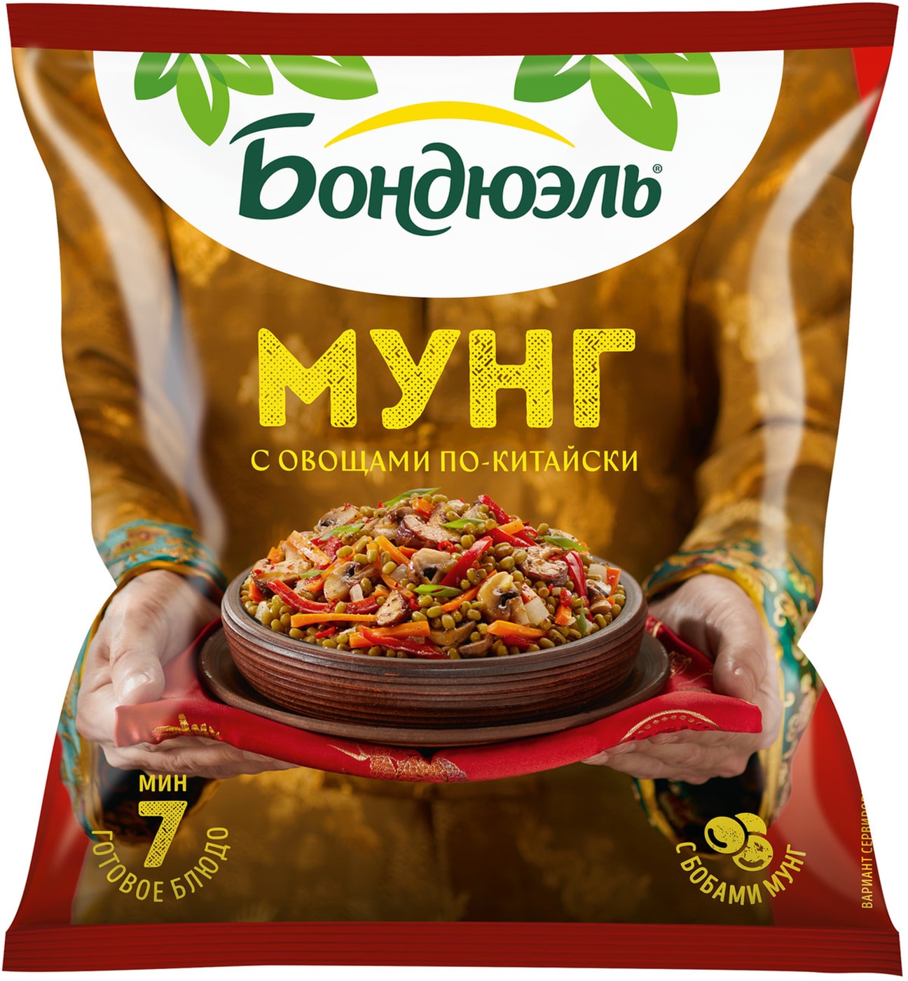 Изображение товара Морозная овощная смесь Бондюэль Мунг с овощами по-китайски 400 г