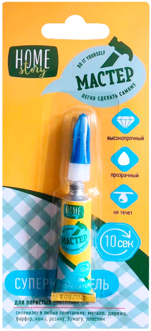 Изображение товара Суперклей гель Home Story 3г