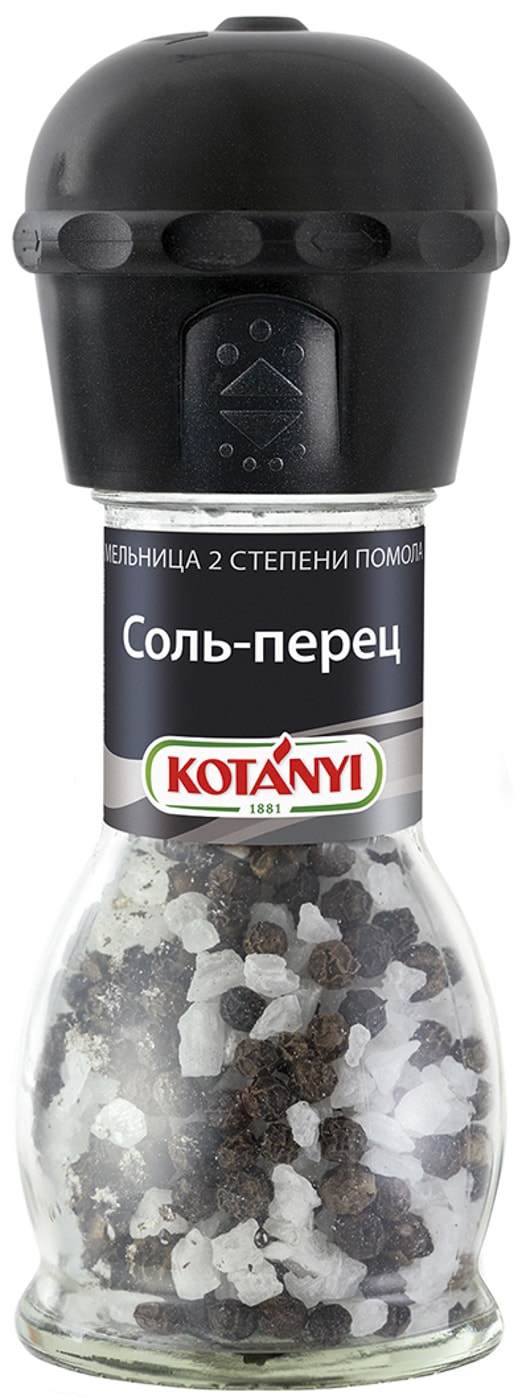 Изображение товара Приправа Kotanyi Соль-Перец 65г мельница баланс вкуса