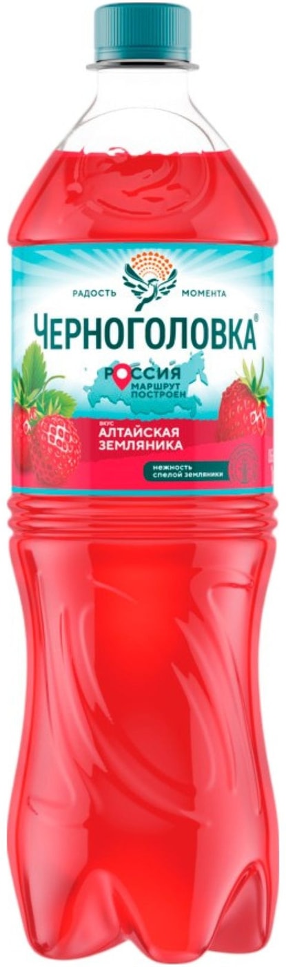 Изображение товара Напиток Черноголовка Алтайская земляника 1л - вкусный и освежающий