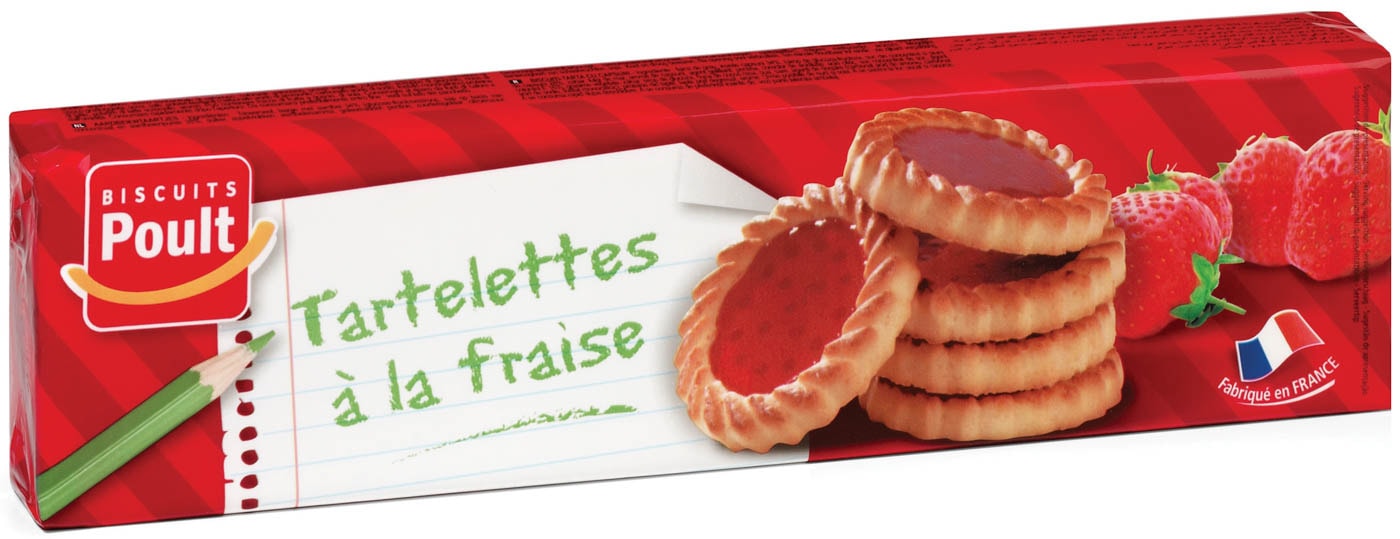 Изображение товара Тарталетки Poult с начинкой со вкусом клубники 150г