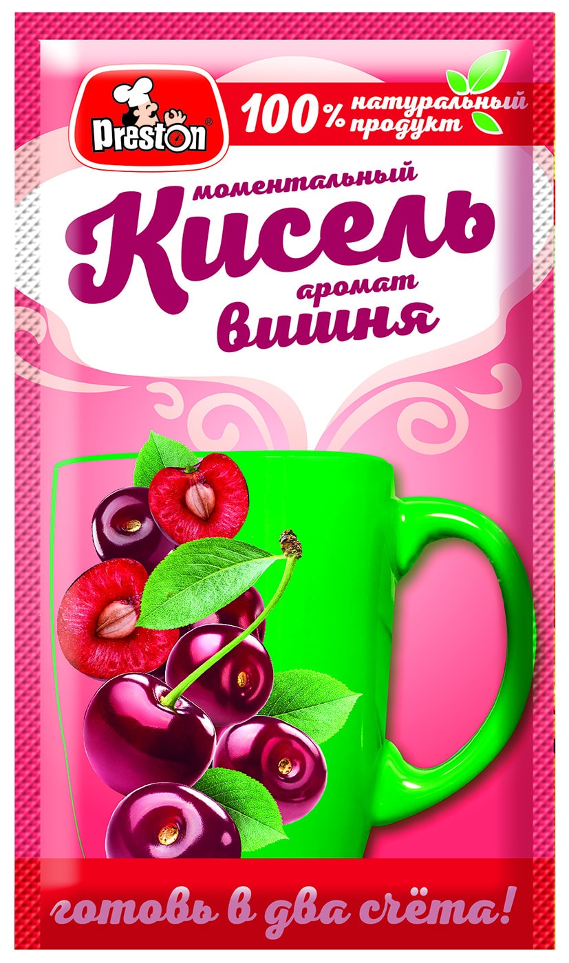 Изображение товара Кисель Preston вишня 30г