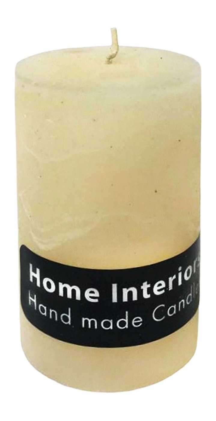 Изображение товара Свеча Home Interiors столбик рустик бежевый 60*110мм
