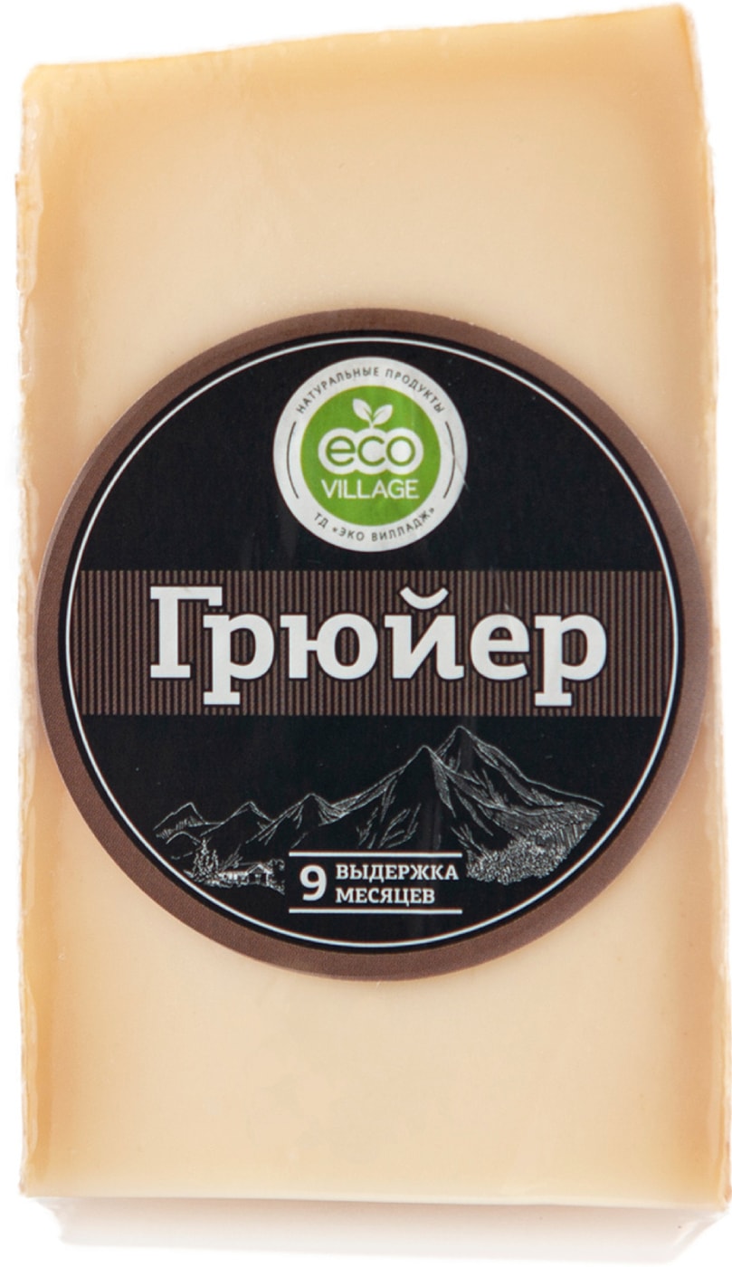 Изображение товара Сыр Eco Village полутвердый Грюйер Патрис Норман 48%