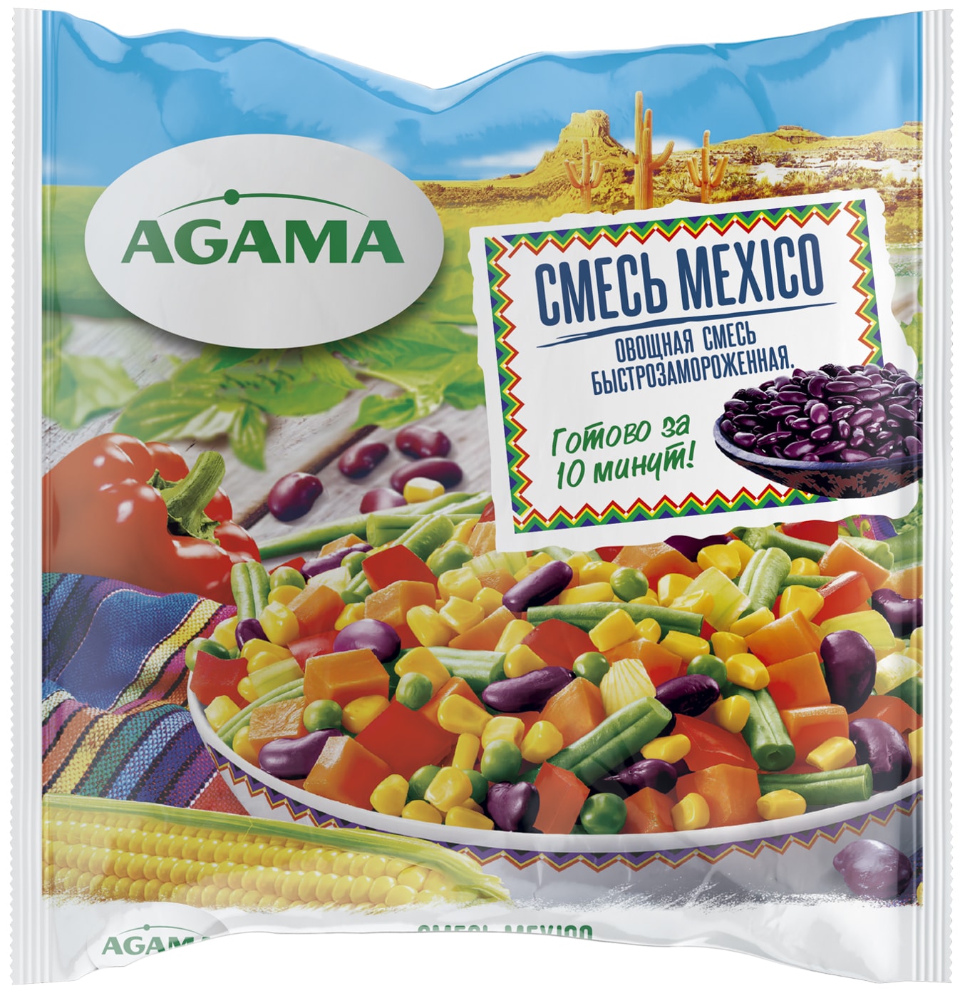 Изображение товара Смесь овощная Agama Mexico 400г
