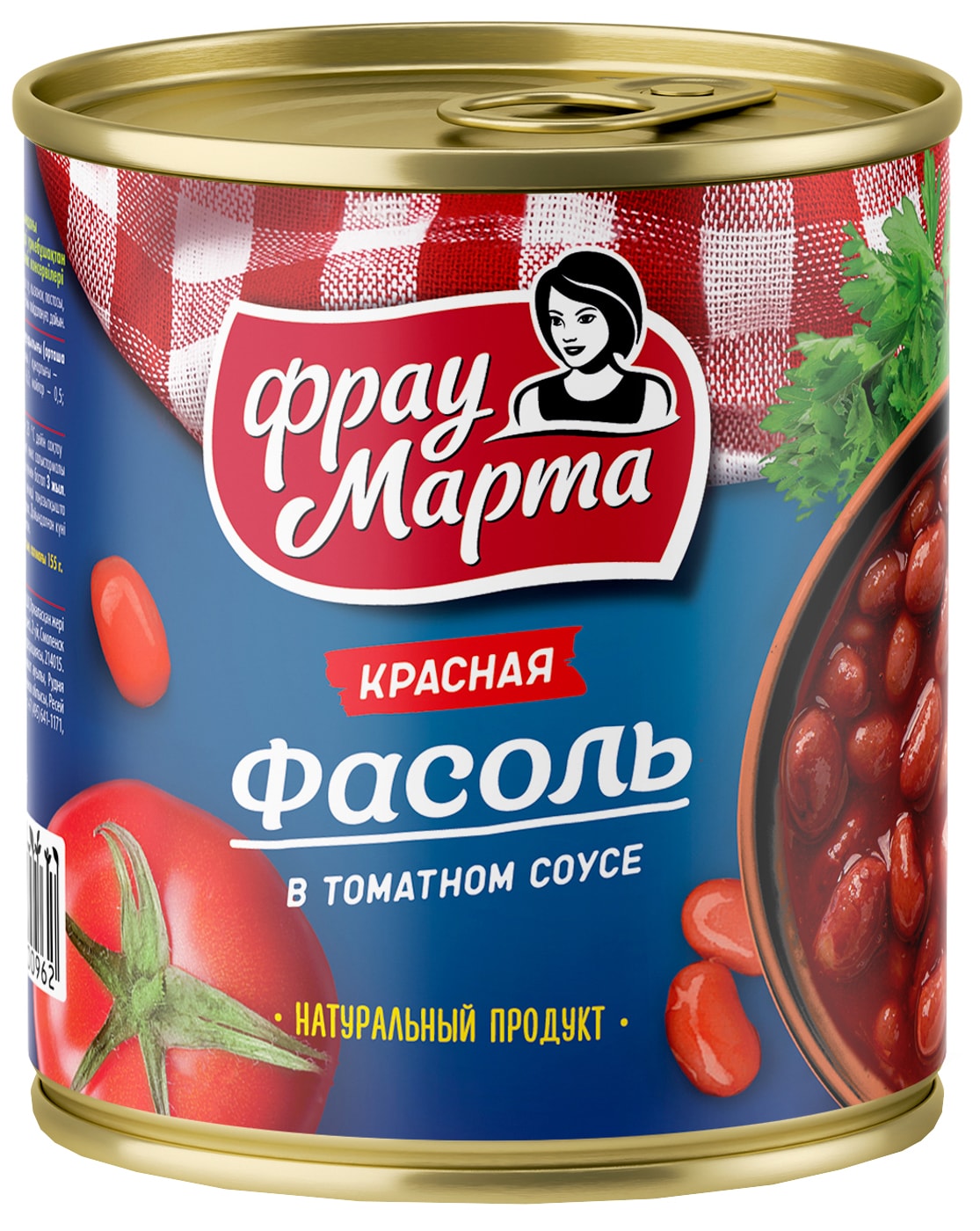 Изображение товара Фасоль Фрау Марта в томатном соусе 310г