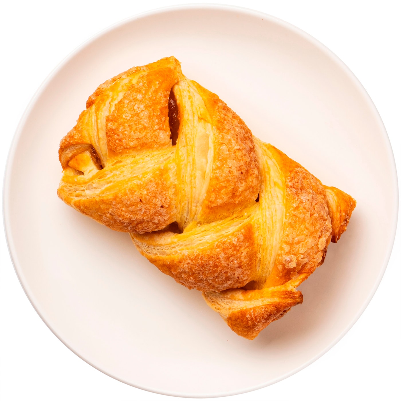 Изображение товара Слойка с яблоком 75 г — хрустящая выпечка с яблочной начинкой