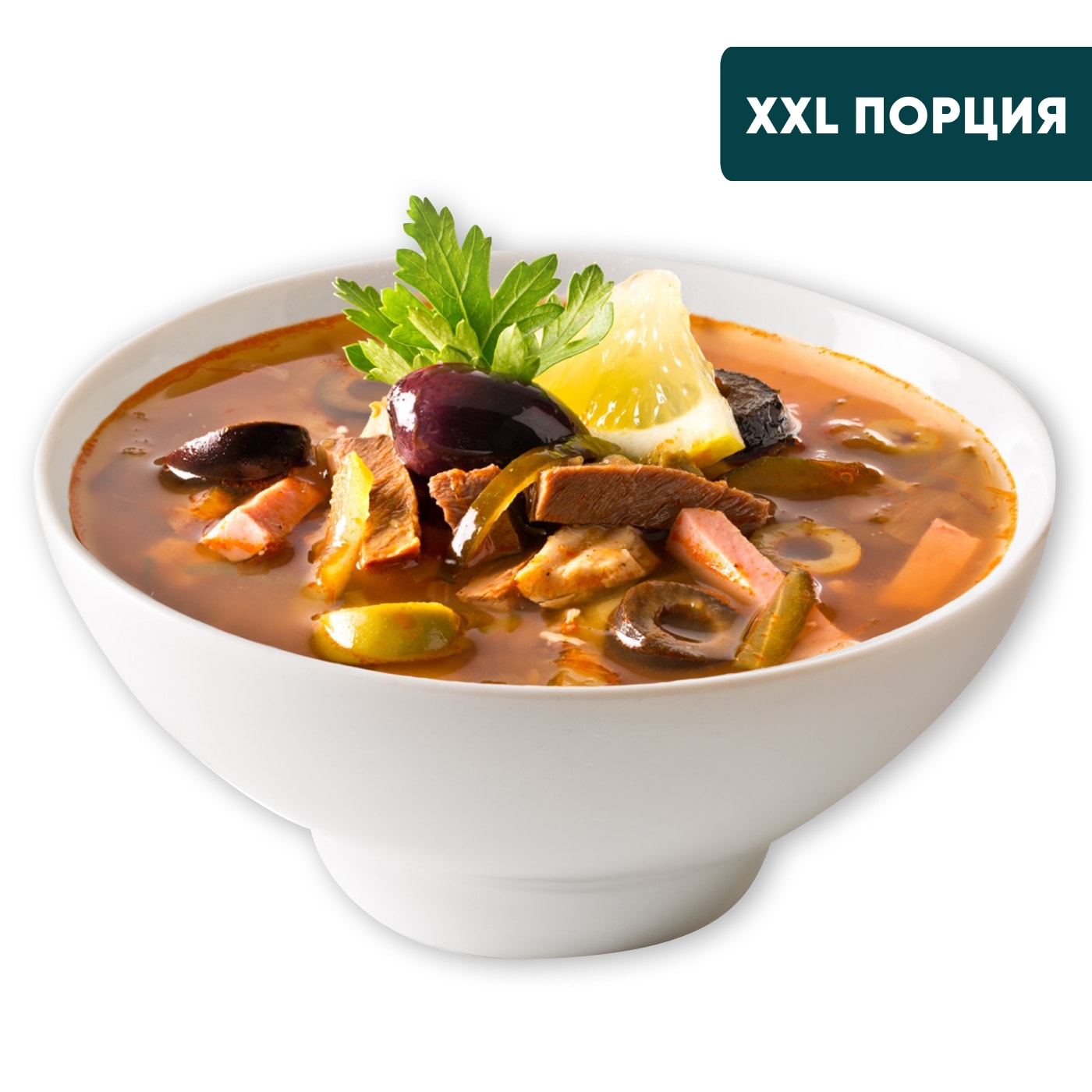 Изображение товара Суп Солянка сборная мясная замороженный 1кг