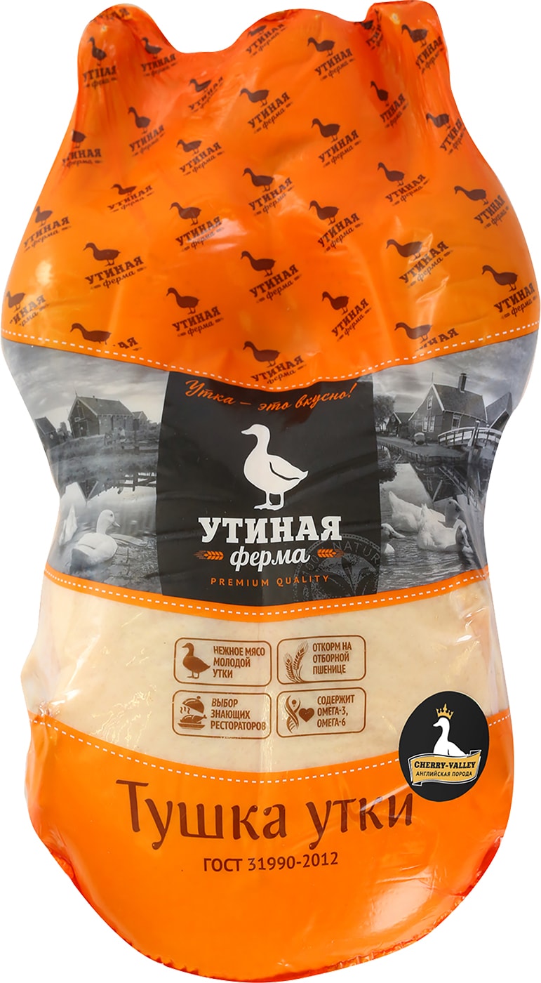 Изображение товара Тушка утки Утиная Ферма потрошеная 2-3кг
