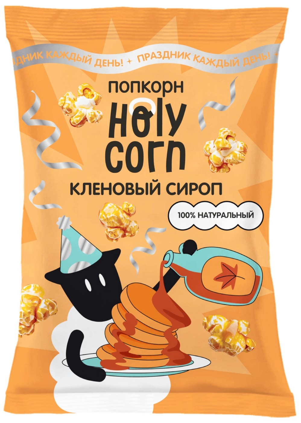 Изображение товара Кукуруза Holy Corn воздушная со вкусом кленовый сироп 50г Изображение товара Кукуруза Holy Corn воздушная со вкусом кленовый сироп 50г