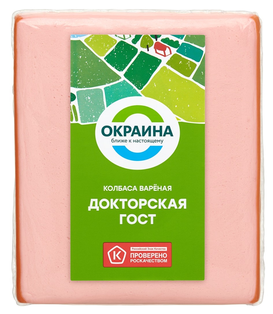 Изображение товара Колбаса Окраина Докторская 470г