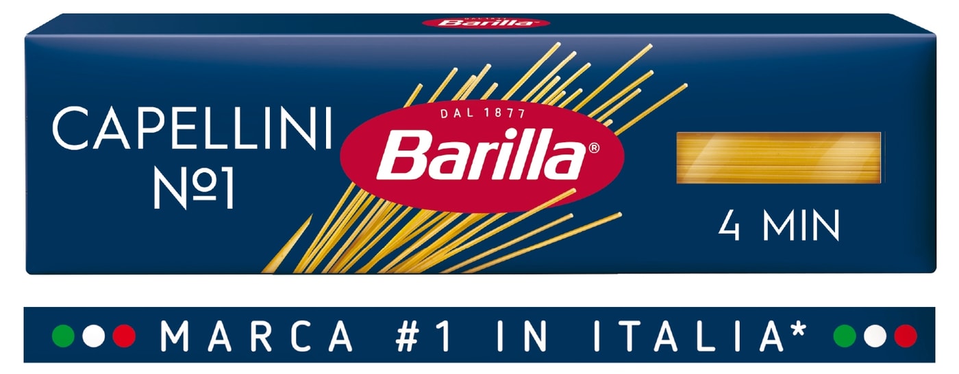 Изображение товара Макароны Barilla Capellini n.1 450г итальянская паста быстрого приготовления
