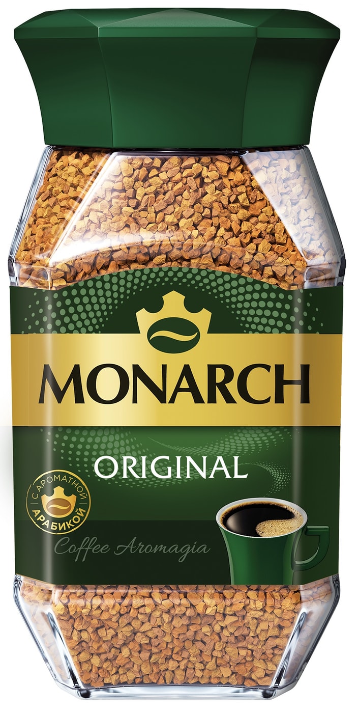 Изображение товара Кофе Monarch Ориджинал растворимый сублимированный 95г Изображение товара Кофе Monarch Ориджинал растворимый сублимированный 95г