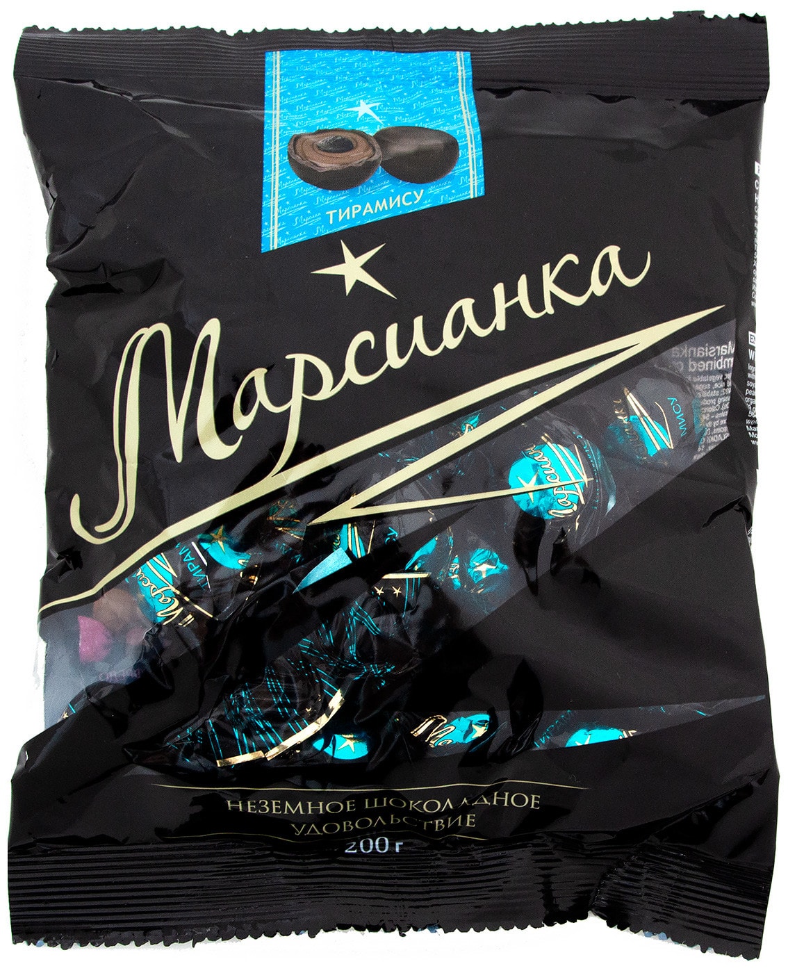 Изображение товара Конфеты Марсианка Тирамису с комбинированными кремовыми начинками 200г