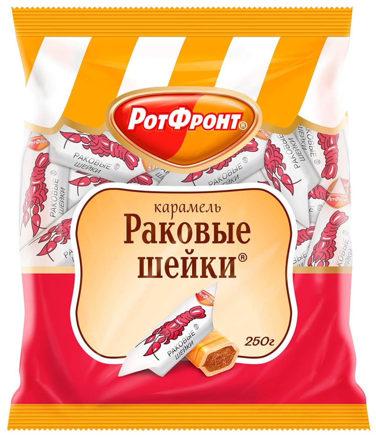 Изображение товара Карамель Раковые шейки 250г