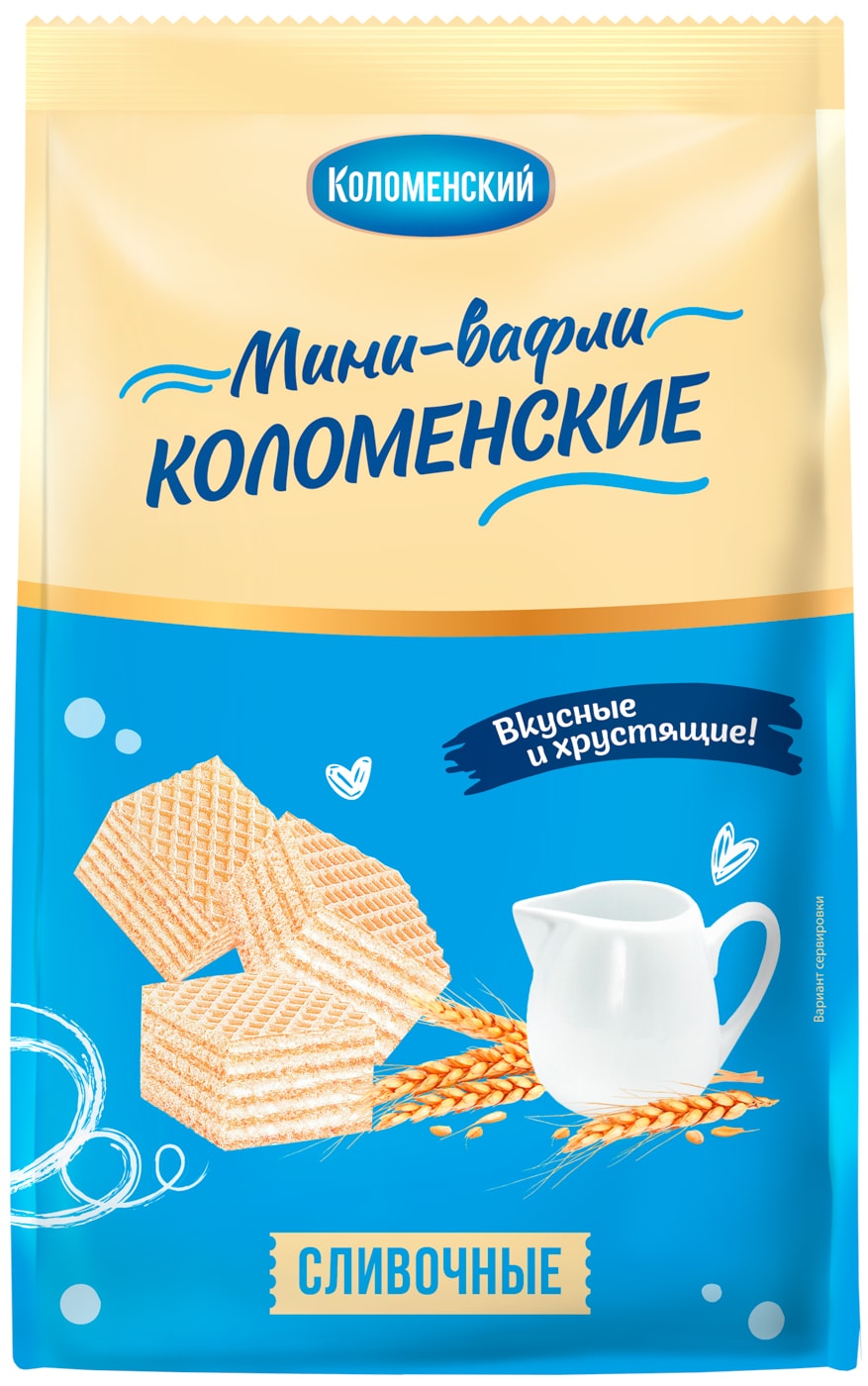 Изображение товара Вафли Коломенский Сливочные 200г