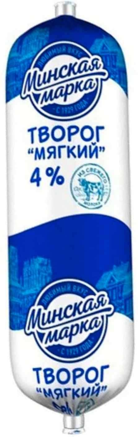 Изображение товара Творог Минская марка мягкий 4% 400г