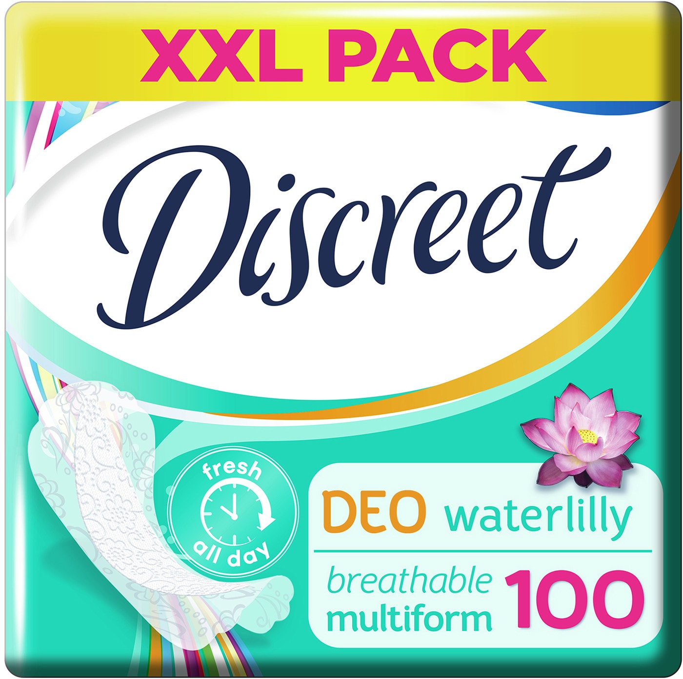 Изображение товара Прокладки Discreet Deo Water Lily Multiform ежедневные 100шт