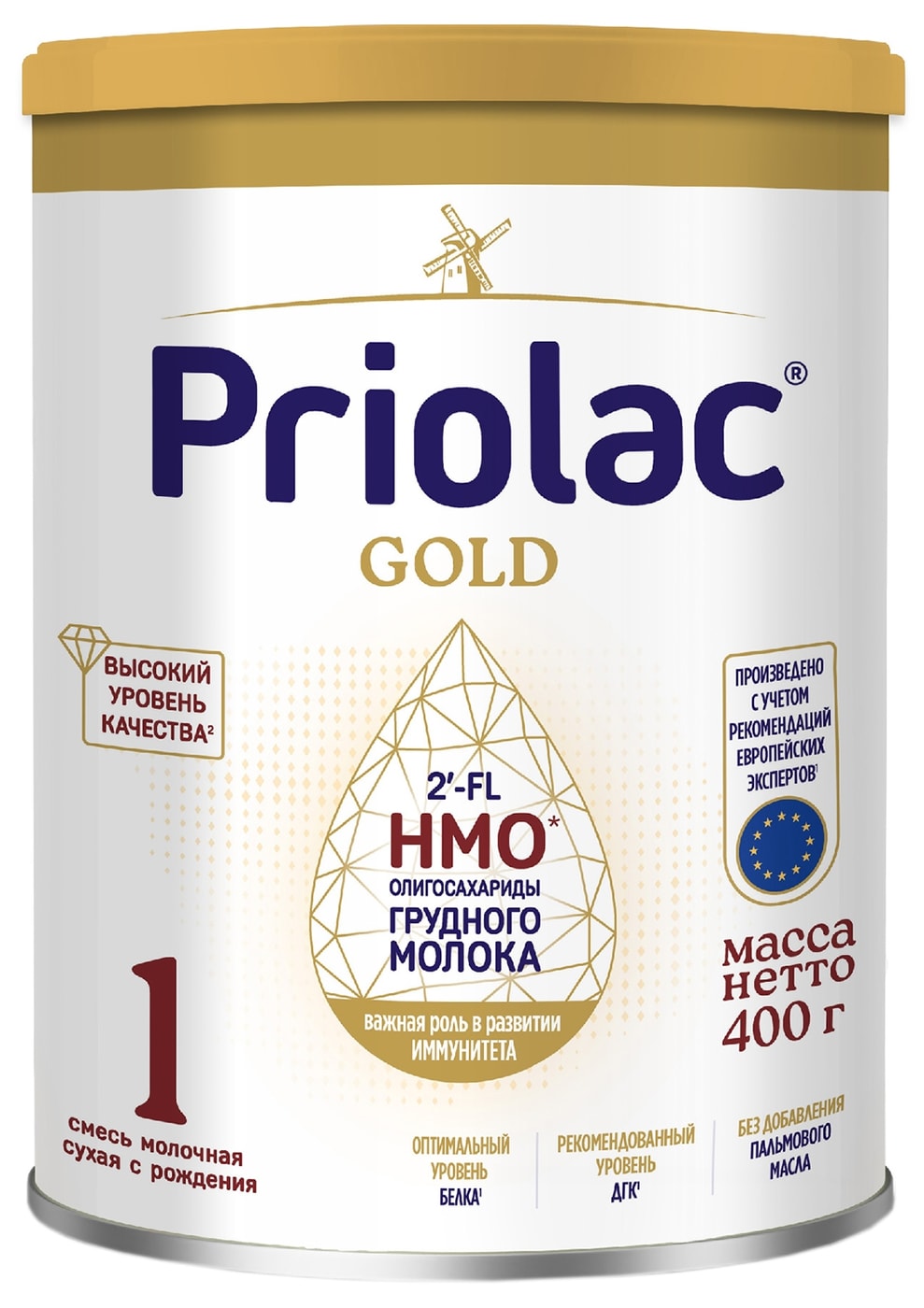 Изображение товара Смесь Priolac Gold молочная с рождения до 6 месяцев 400г