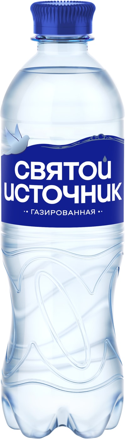 Изображение товара Вода Святой Источник питьевая газированная 500мл