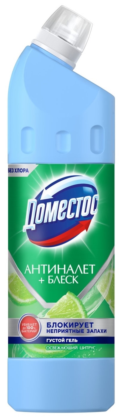 Изображение товара Чистящее средство Доместос Универсальное антиналет + блеск освежающий цитрус 750мл