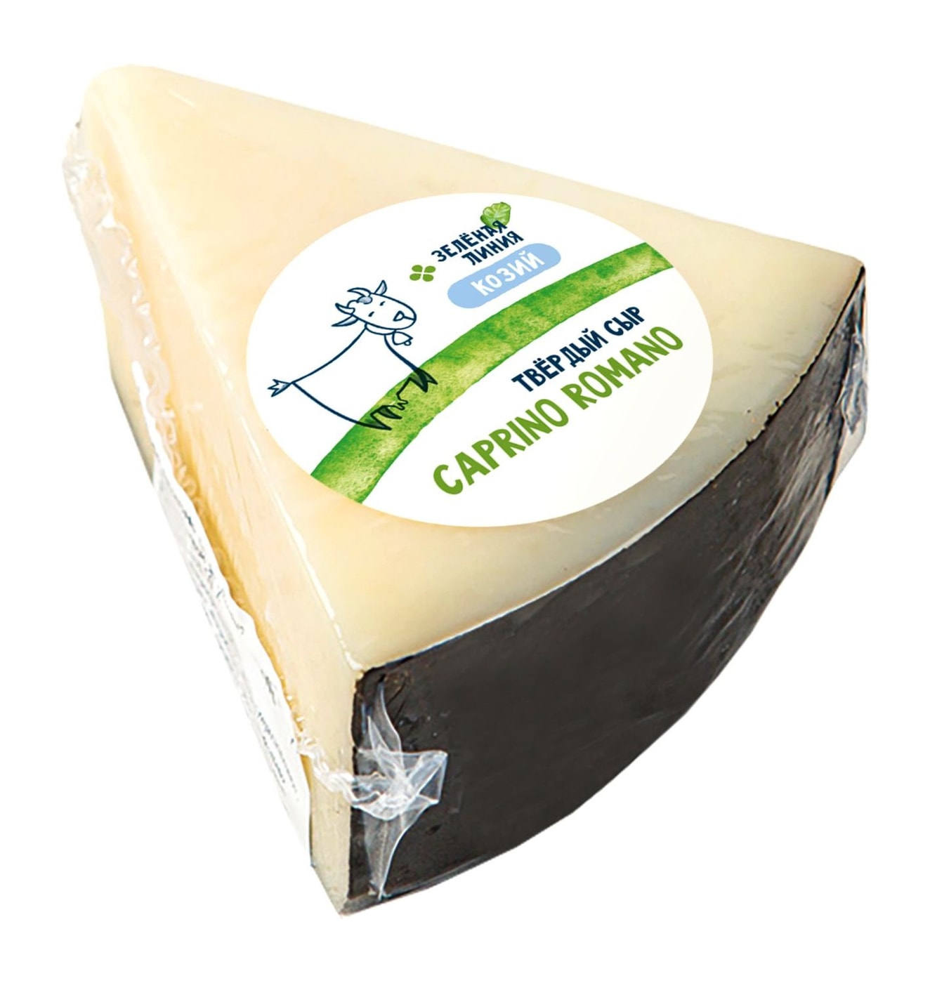 Изображение товара Сыр Каприно Романо Зеленая Линия твердый 50% из козьего молока
