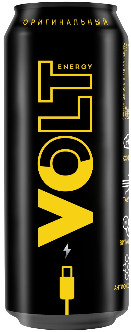 Изображение товара Напиток Volt Energy энергетический оригинальный 450мл
