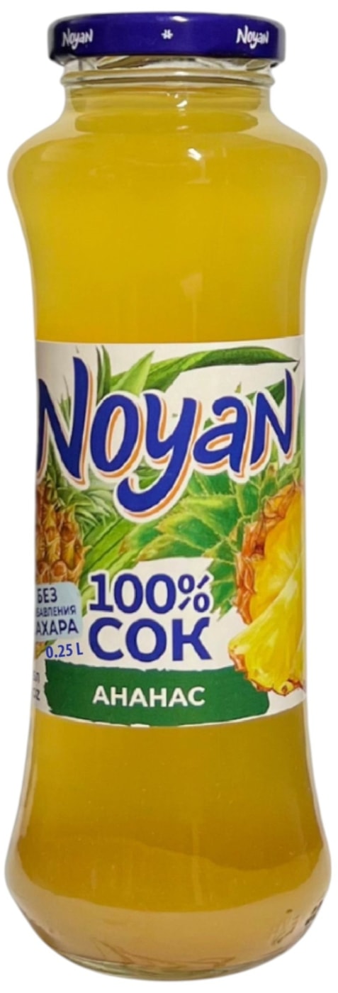 Изображение товара Сок Noyan Ананас 250мл - натуральный напиток