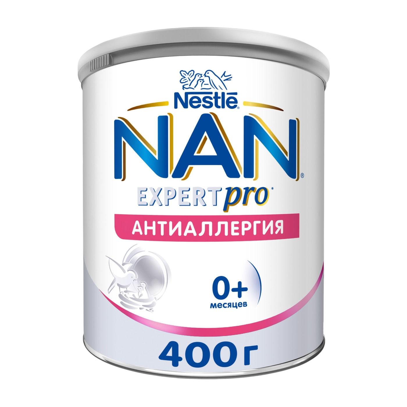Изображение товара Смесь детская NAN Антиаллергия с рождения 400г Изображение товара Смесь детская NAN Антиаллергия с рождения 400г