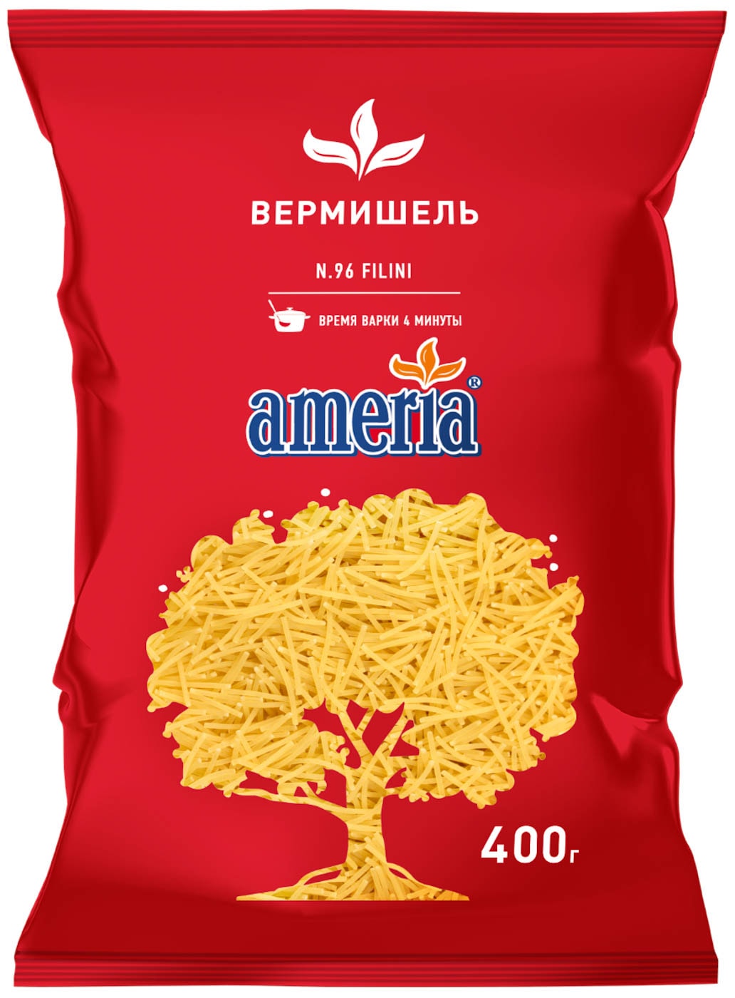 Изображение товара Макароны Ameria вермишель-паутинка 400г