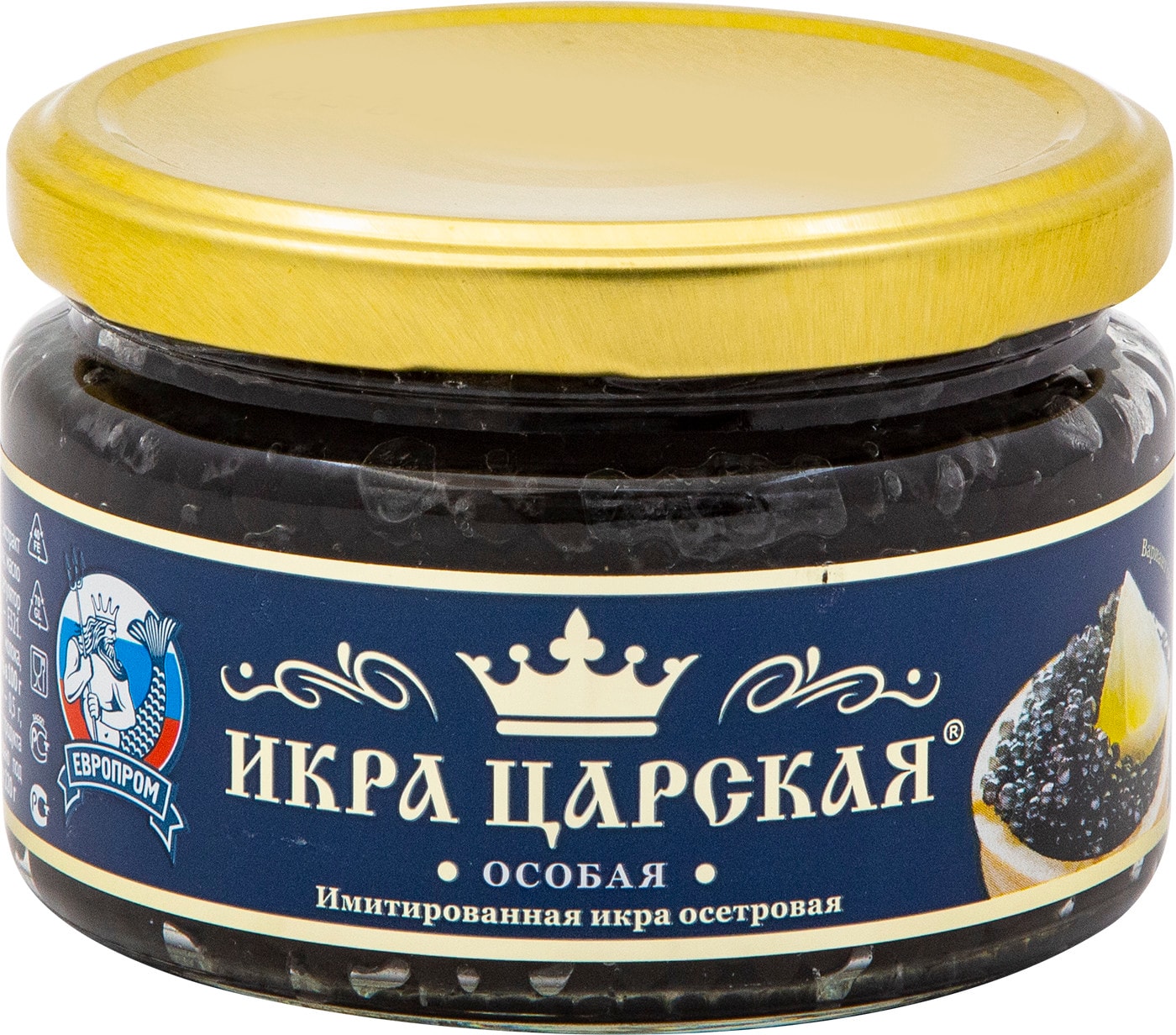 Изображение товара Икра Царская Особая осетровая имитированная 220г