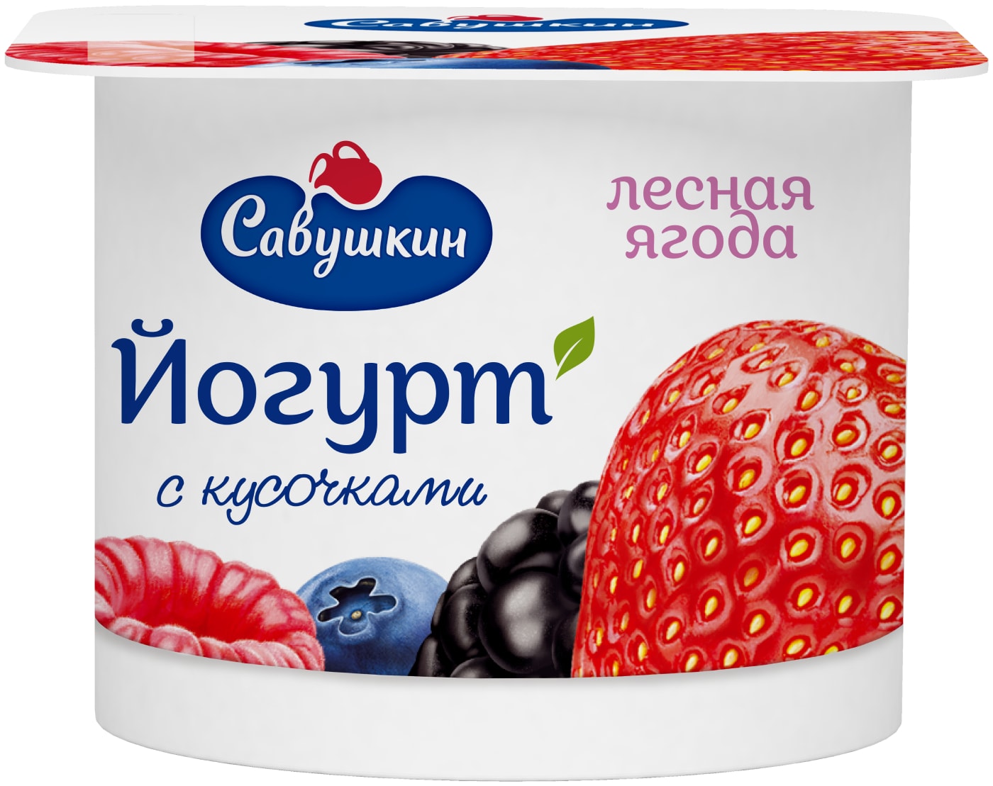 Изображение товара Йогурт Савушкин Лесная ягода 2% 120г