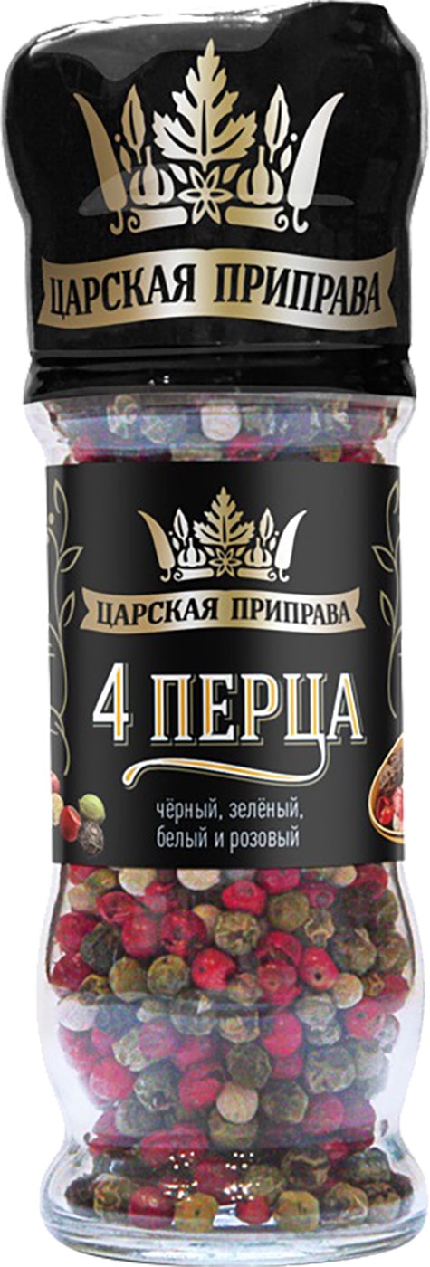 Изображение товара Приправа Царская приправа 4 перца мельница 35г
