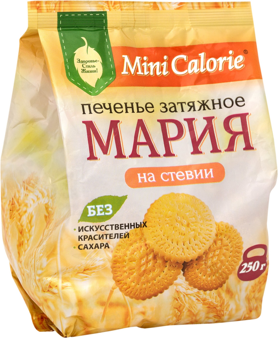 Изображение товара Печенье Mini Calorie Мария на стевии затяжное 250г