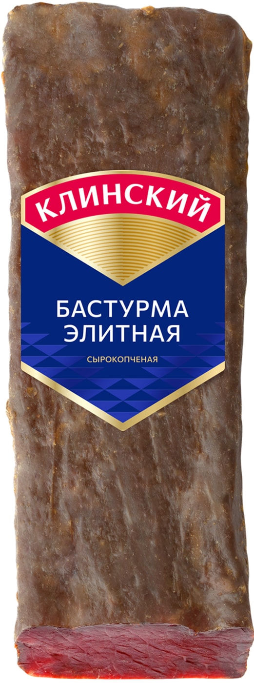 Изображение товара Клинский Элитная бастурма из говядины сырокопченая 0.2-0.4 кг