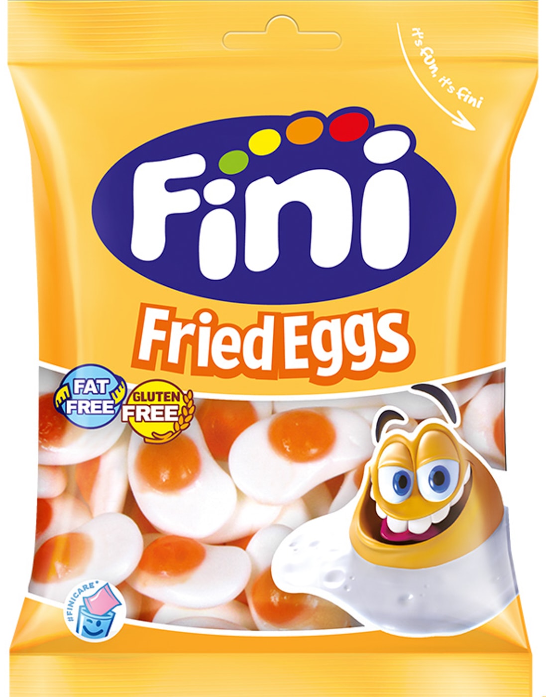 Изображение товара Мармелад Fini Fried Eggs Банан-сливки 90 г