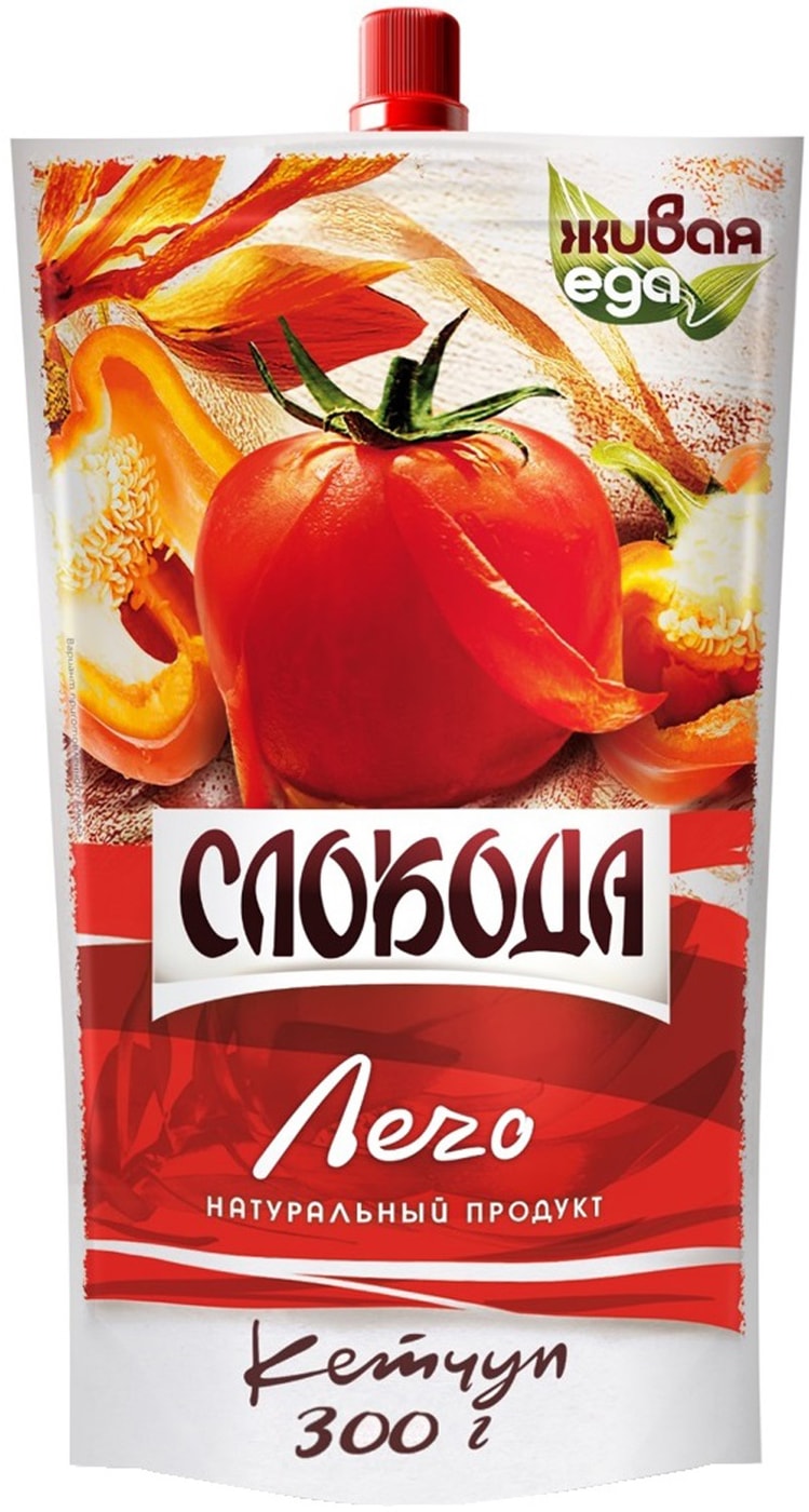 Изображение товара Кетчуп Слобода Лечо 300 мл - натуральный соус с насыщенным вкусом для любого блюда