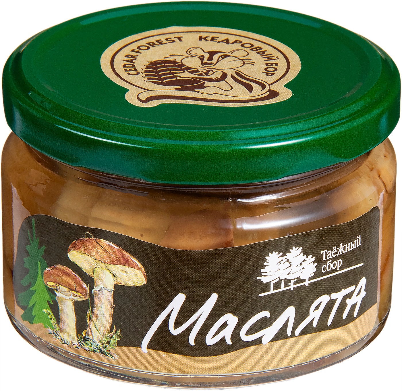 Изображение товара Маслята Таежный сбор маринованные неочищенные резаные 250г