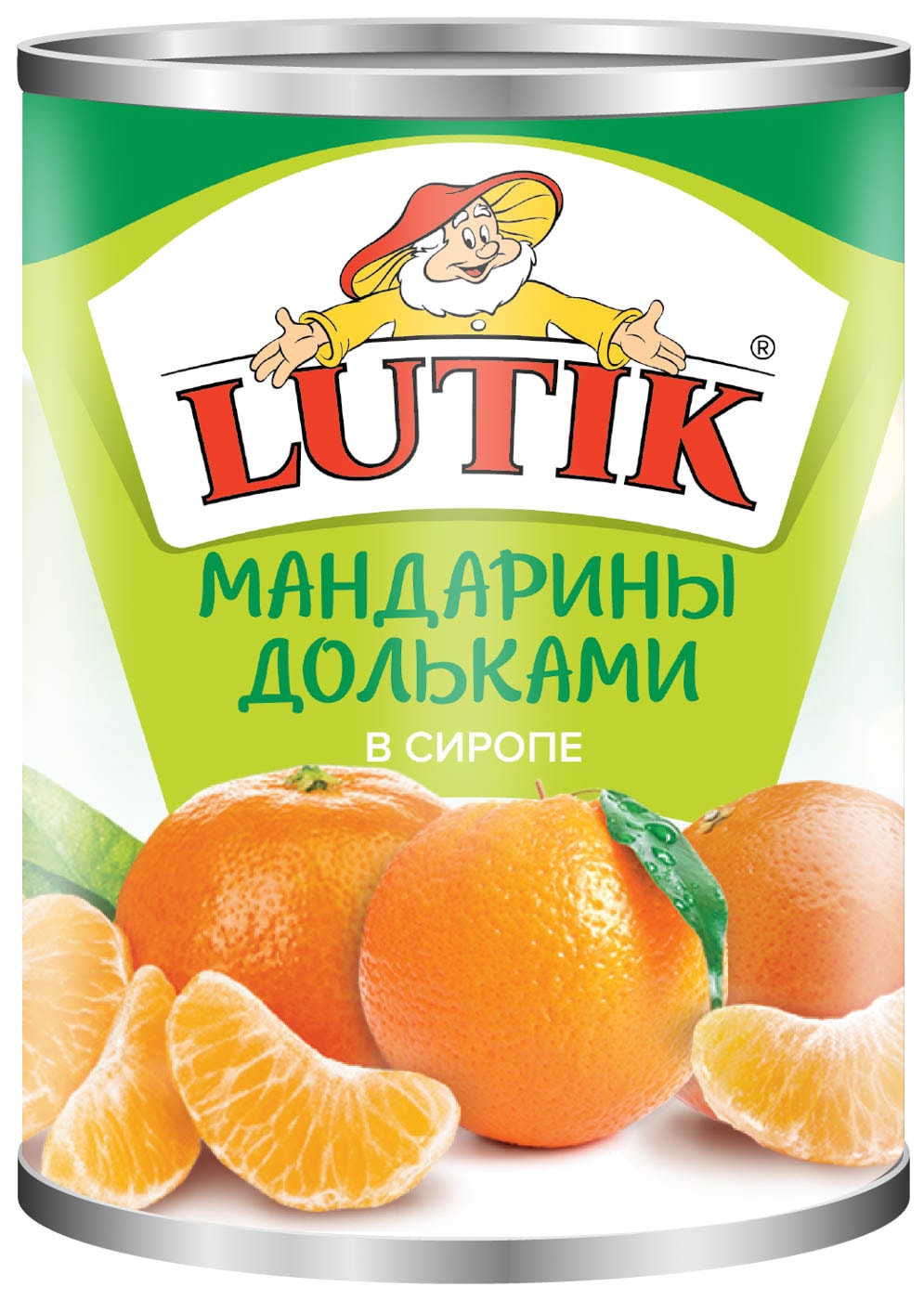 Изображение товара Мандарины Lutik дольки в сиропе 314мл