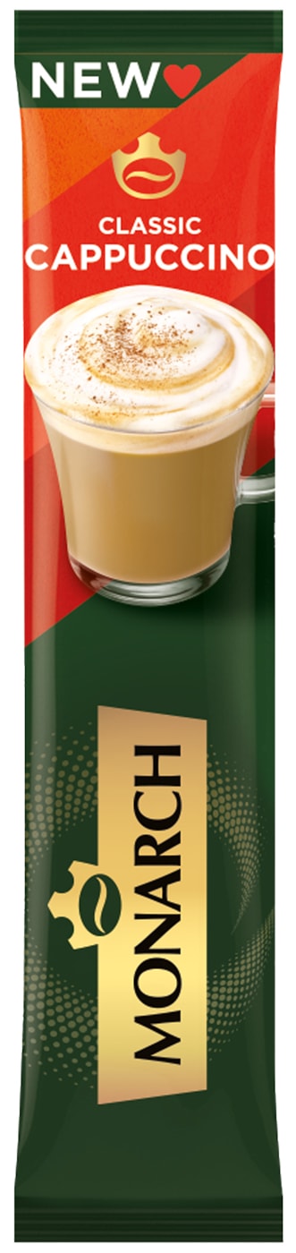 Изображение товара Напиток кофейный Monarch растворимый Classic Cappuccino 15г