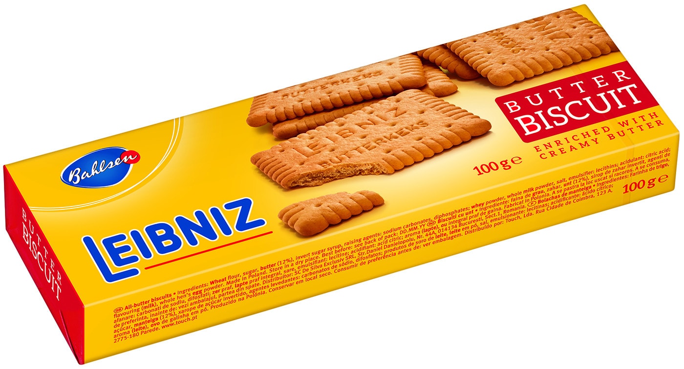 Изображение товара Печенье Leibniz Butter сливочное 100г - натуральное сливочное вкусное печенье