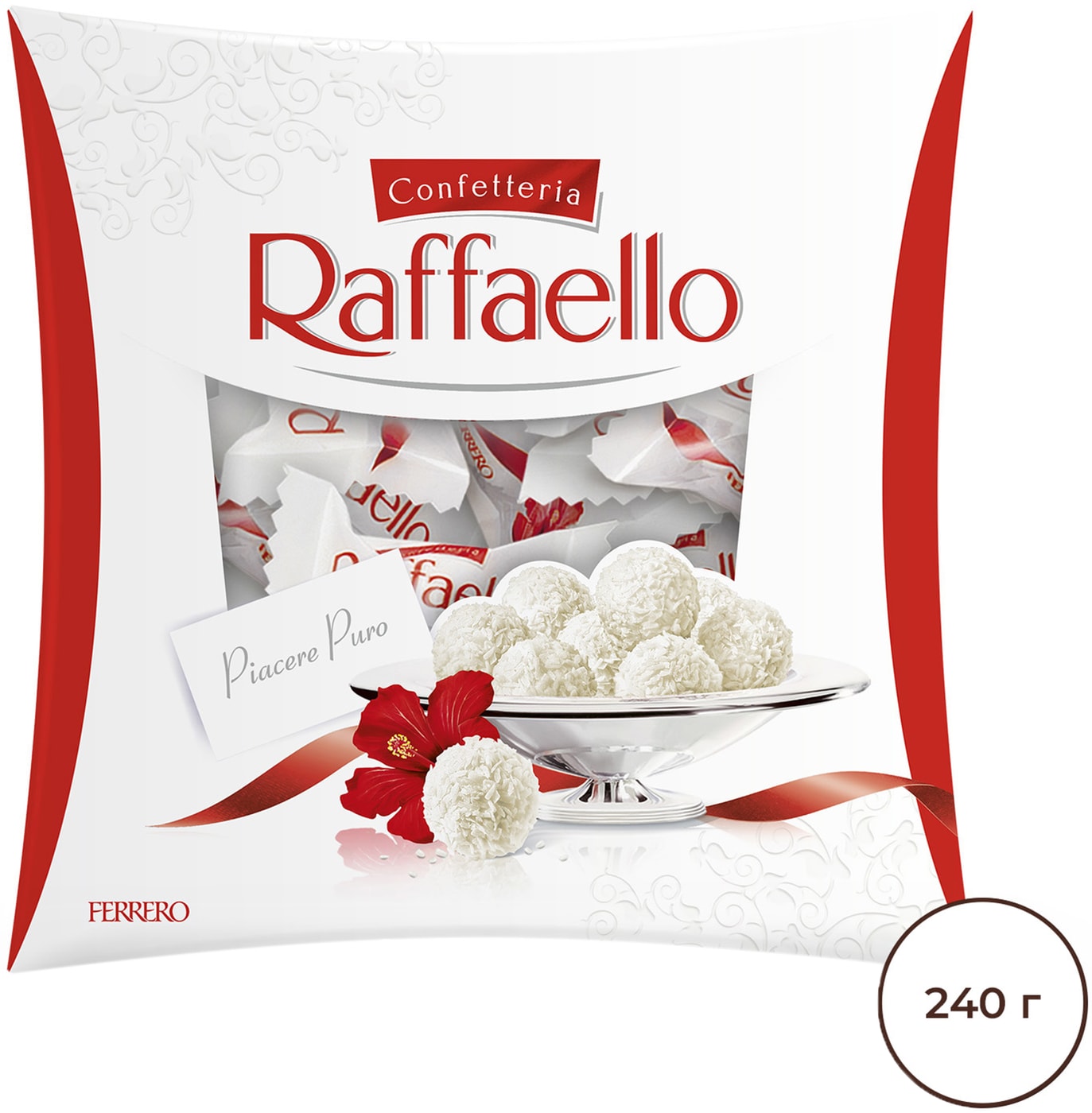Изображение товара Конфеты Raffaello с миндалем и кокосом 240 г Ferrero