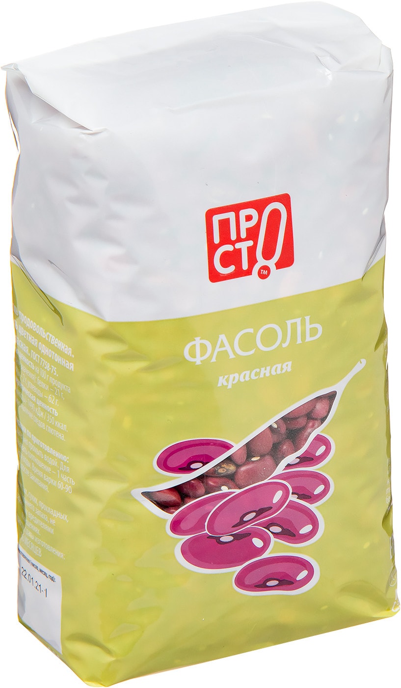 Изображение товара Фасоль ПРОСТО красная 800г