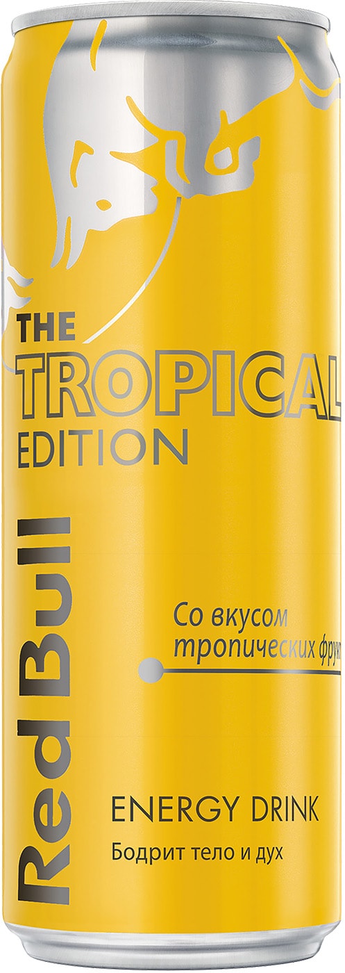 Изображение товара Напиток Red Bull энергетический тропические фрукты 355мл