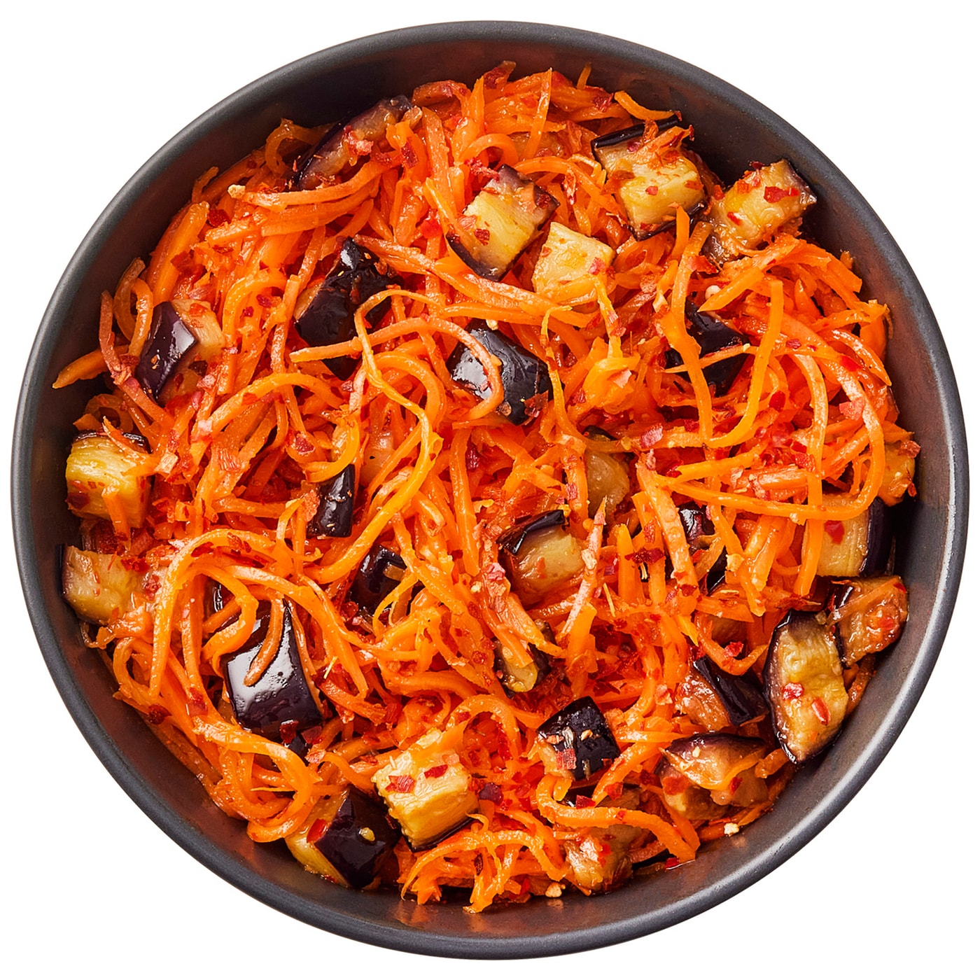 Изображение товара Морковь с баклажанами по-корейски Перекресток Select 200г