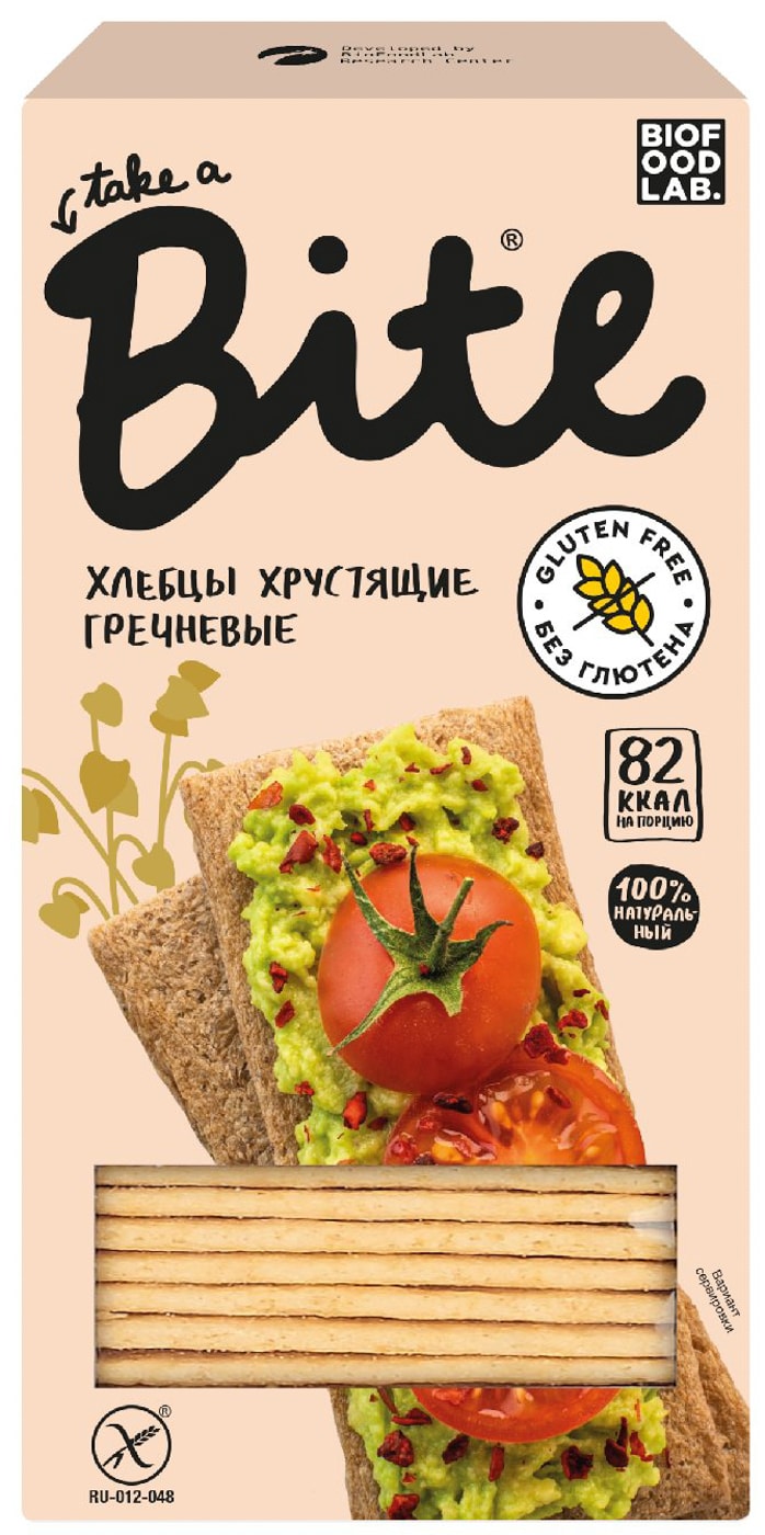 Изображение товара Хлебцы Take a Bite Гречневые 150г